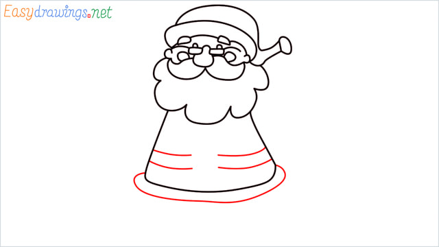 How To Draw Easy Santa Claus Step (10)