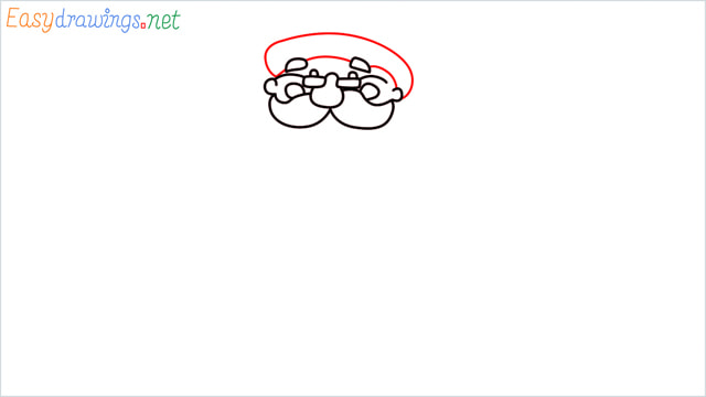 How To Draw Easy Santa Claus Step (6)