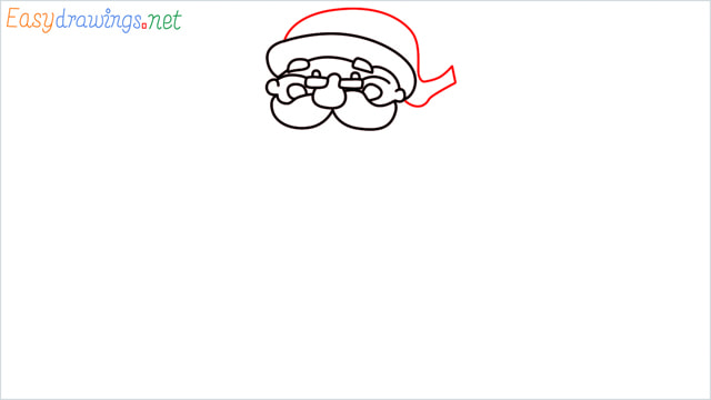 How To Draw Easy Santa Claus Step (7)
