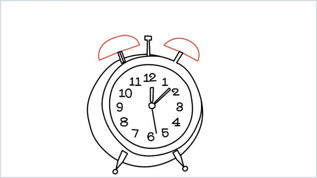 how to draw a clock step (11)