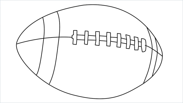 how to draw a rugby ball