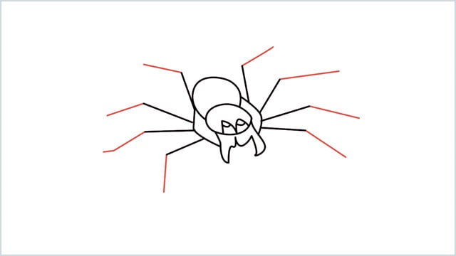 how to draw a spider step (9)