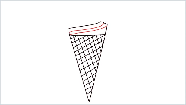 how to draw ice cream step (5)