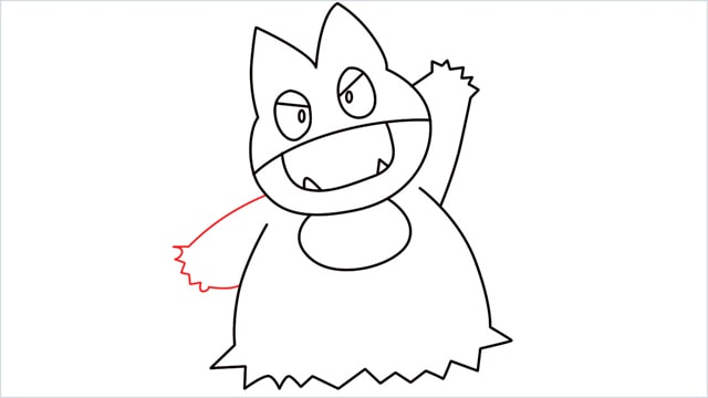 How to draw Munchlax step (10)
