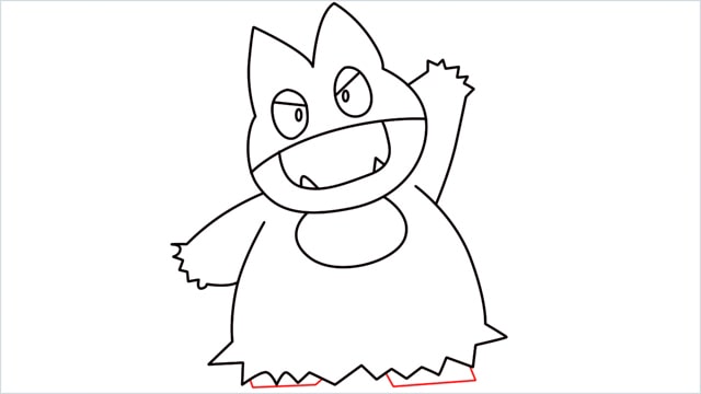 How to draw Munchlax step (11)