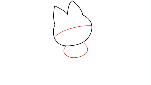 How to draw Munchlax step (3)