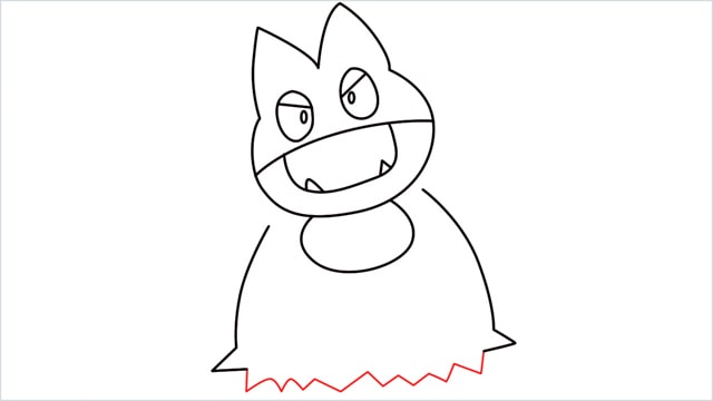 How to draw Munchlax step (8)