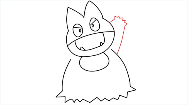 How to draw Munchlax step (9)