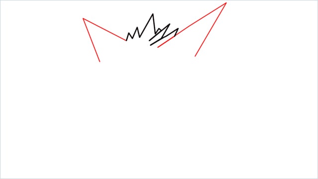 How to draw a Gengar step (2)
