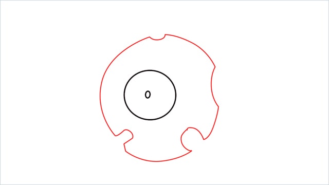 How to draw a Magnemite step (2)