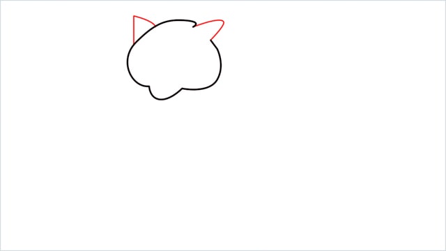 How to draw a Mew step (3)