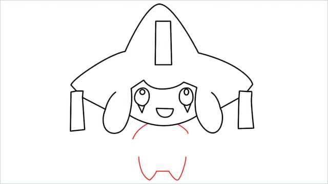 How to draw a Mythical Pokemon Jirachi (10)
