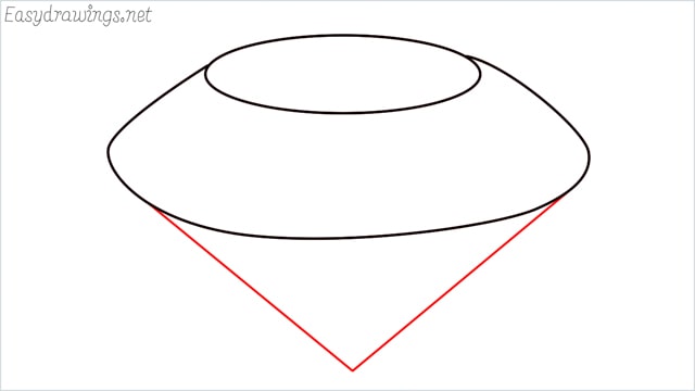 How to draw a diamond step (3)
