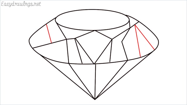 How to draw a diamond step (9)