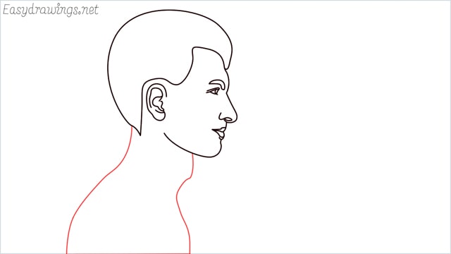 How to draw a face step (10)