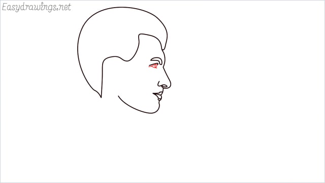 How to draw a face step (7)
