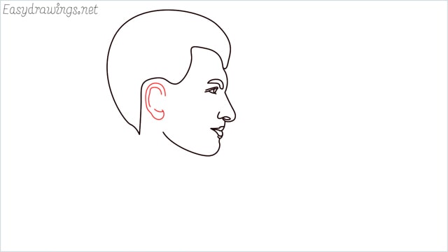 How to draw a face step (8)