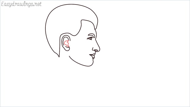 How to draw a face step (9)