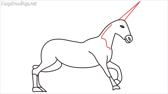 How to draw a unicorn step (15)