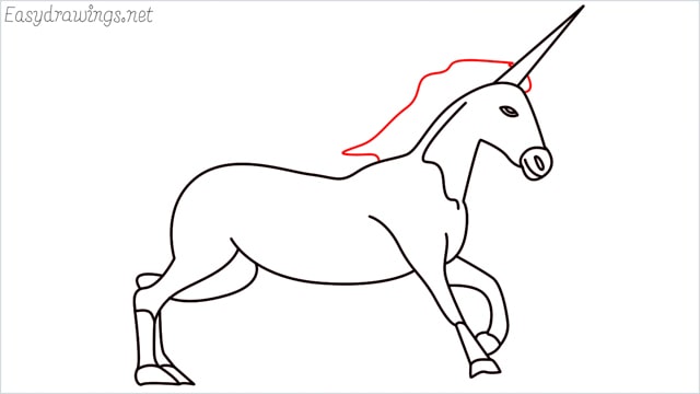 How to draw a unicorn step (16)