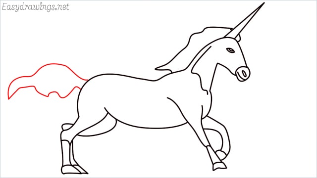 How to draw a unicorn step (17)