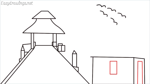 How to draw scenery ONE step (14)