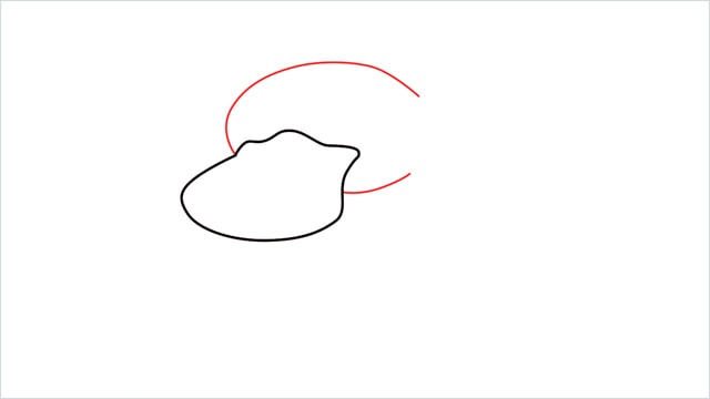 how to draw Psyduck step (2)