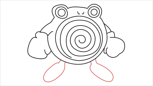 how to draw a Poliwhirl step (11)