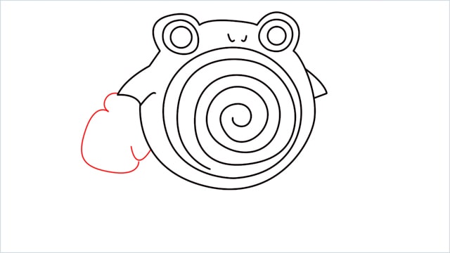 how to draw a Poliwhirl step (9)