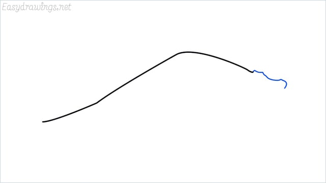how to draw a crocodile step (2)