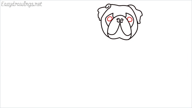 how to draw a pug step (7)