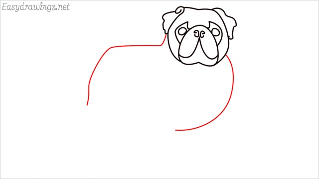 how to draw a pug step (8)