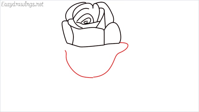 how to draw a rose step (7)