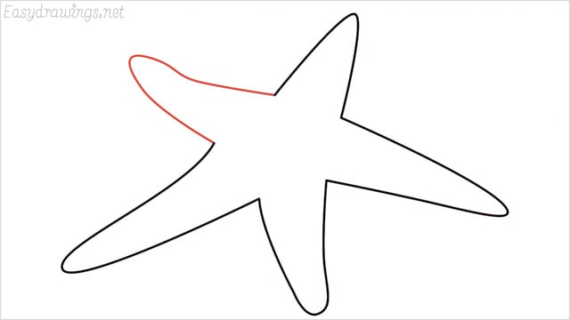 how to draw a starfish step (5)