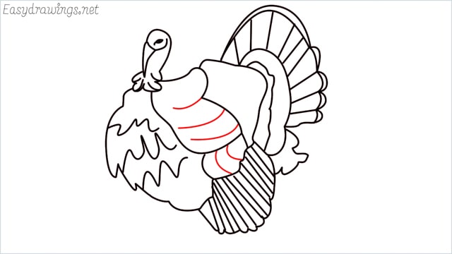 how to draw a turkey step (17)