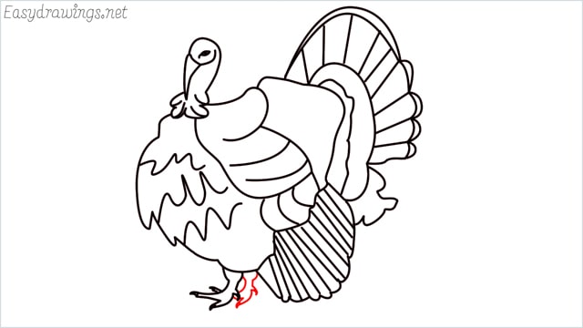 how to draw a turkey step (19)