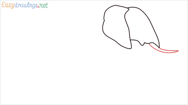 How to draw a elephant step (3)