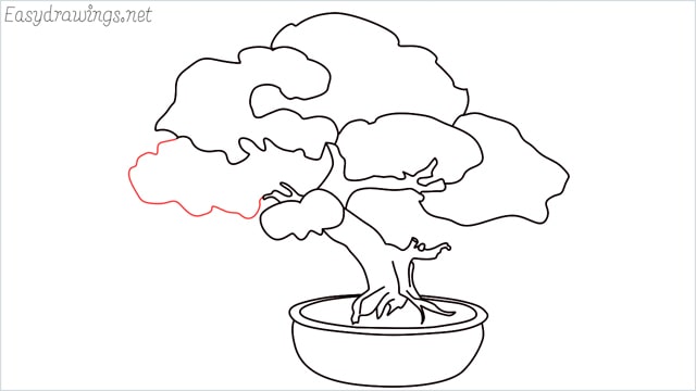 how to draw a bonsai tree step (12)