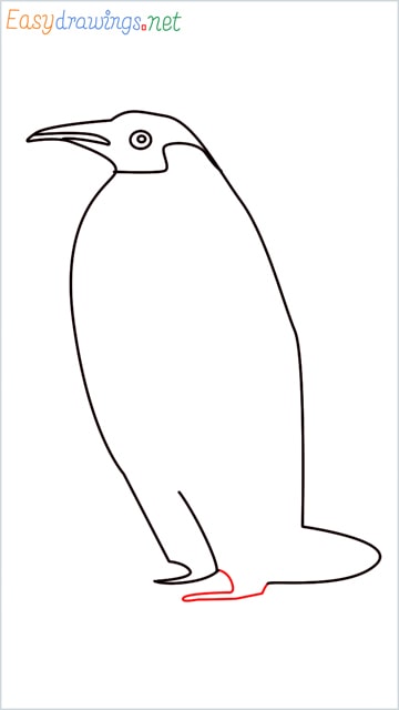 how to draw a penguin step (8)