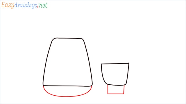 How to draw Electric mixer grinder step (2)