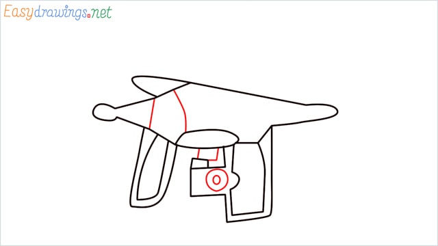 How to draw a Drone step (5)
