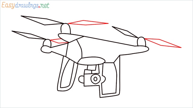 How to draw a Drone step (8)