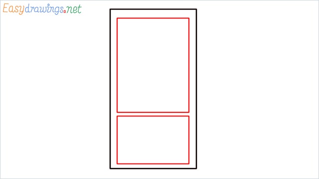 How to draw a Mobile phone step (2)