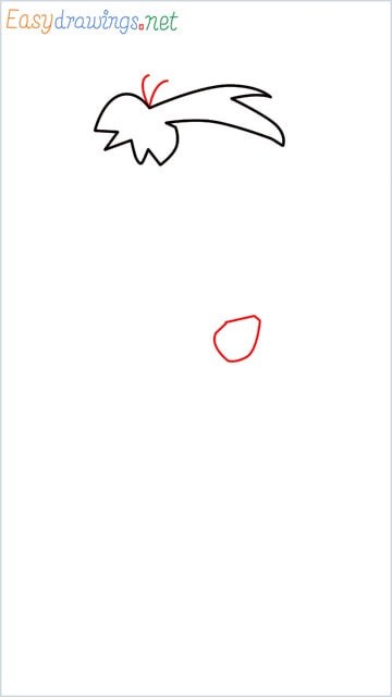 how to draw Flintstone step (3)