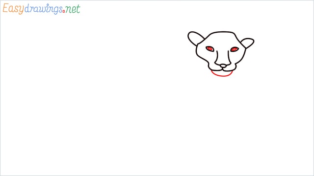 how to draw a lion step (5)