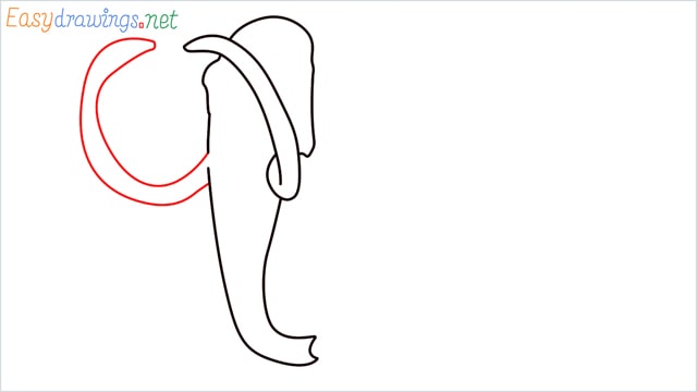 how to draw a mammoth step (4)