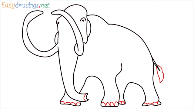 how to draw a mammoth step (9)