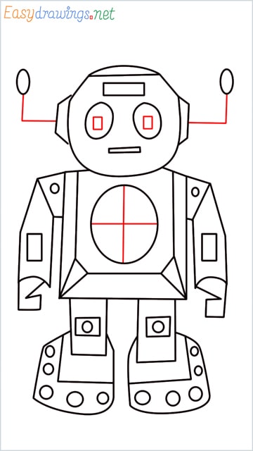 how to draw a robot step (10)
