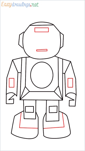 how to draw a robot step (8)