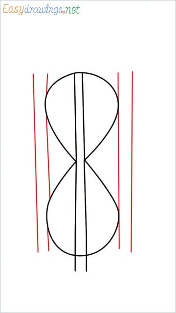 how to draw an hourglass step (3)